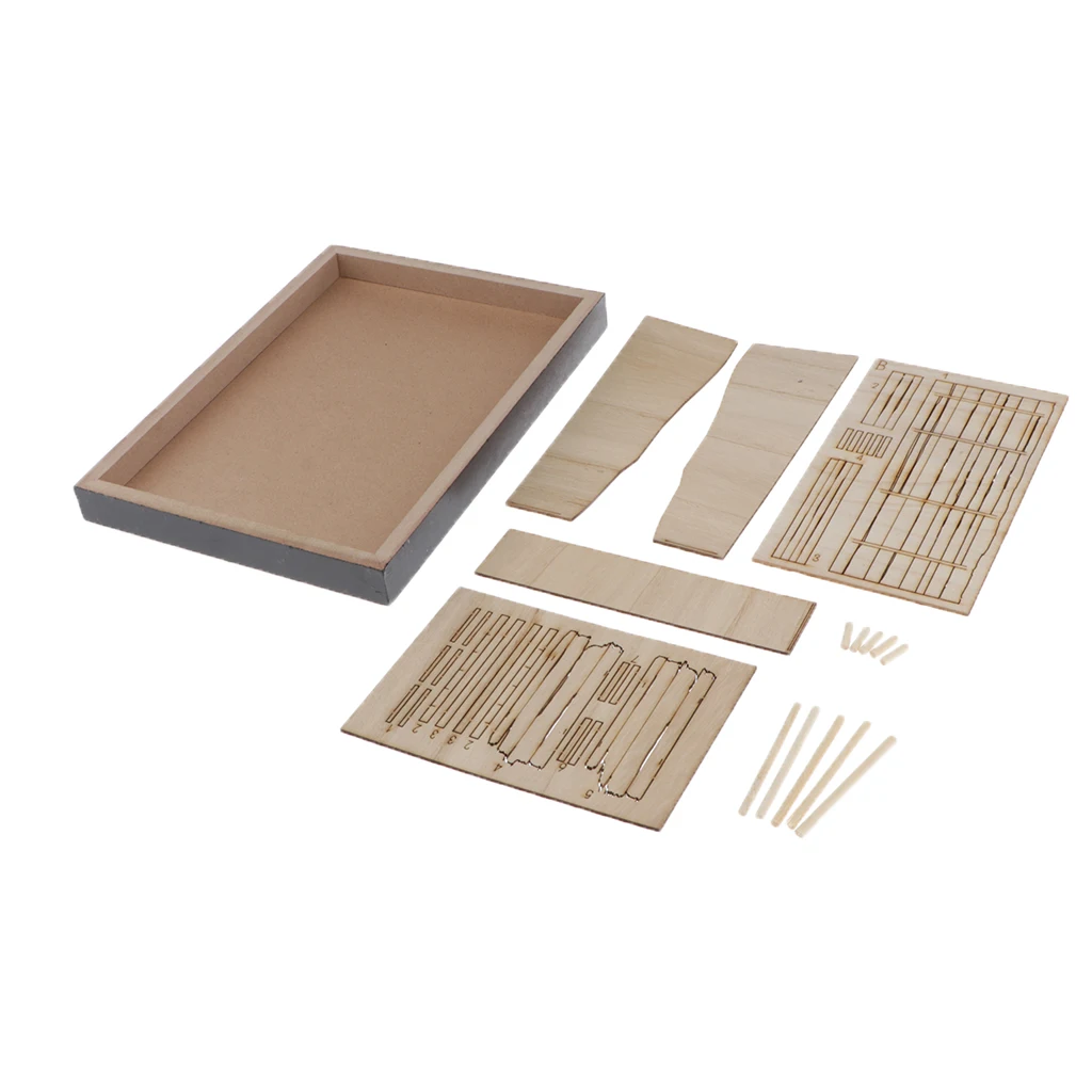 

1/35 Wooden Platform Trench Model Kits Scenery Layout Accessories