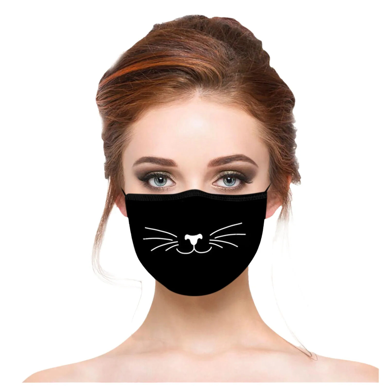 Маска для бороды дышащая многоразовая моющаяся взрослых с модным принтом |