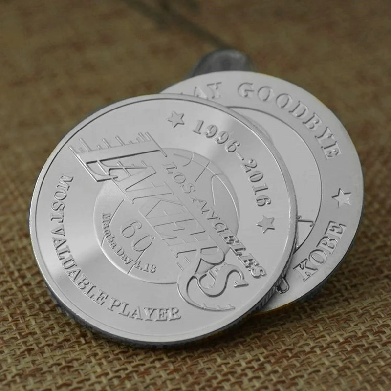 Джордан металлическая памятная монета баскетбольные фанаты подарок Bull Jordan