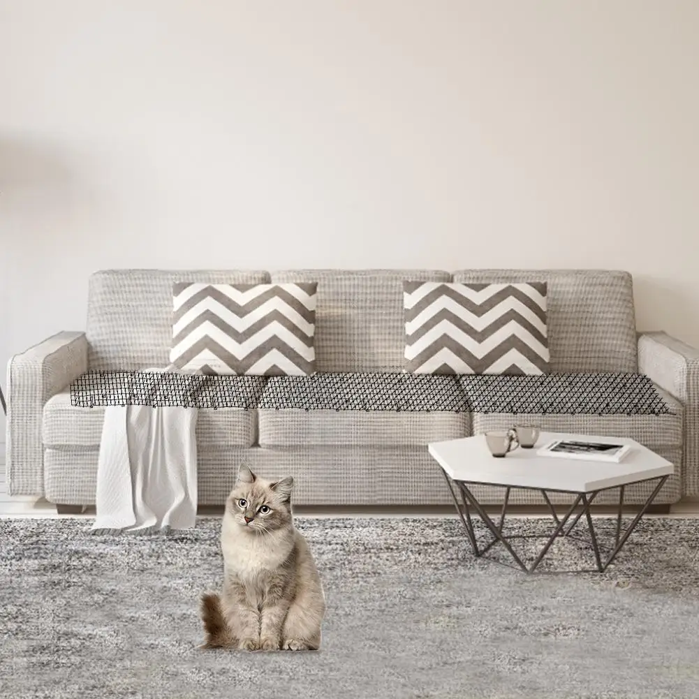 Черный коврик для котов Отпугиватель кошек садовый пластиковый и собак