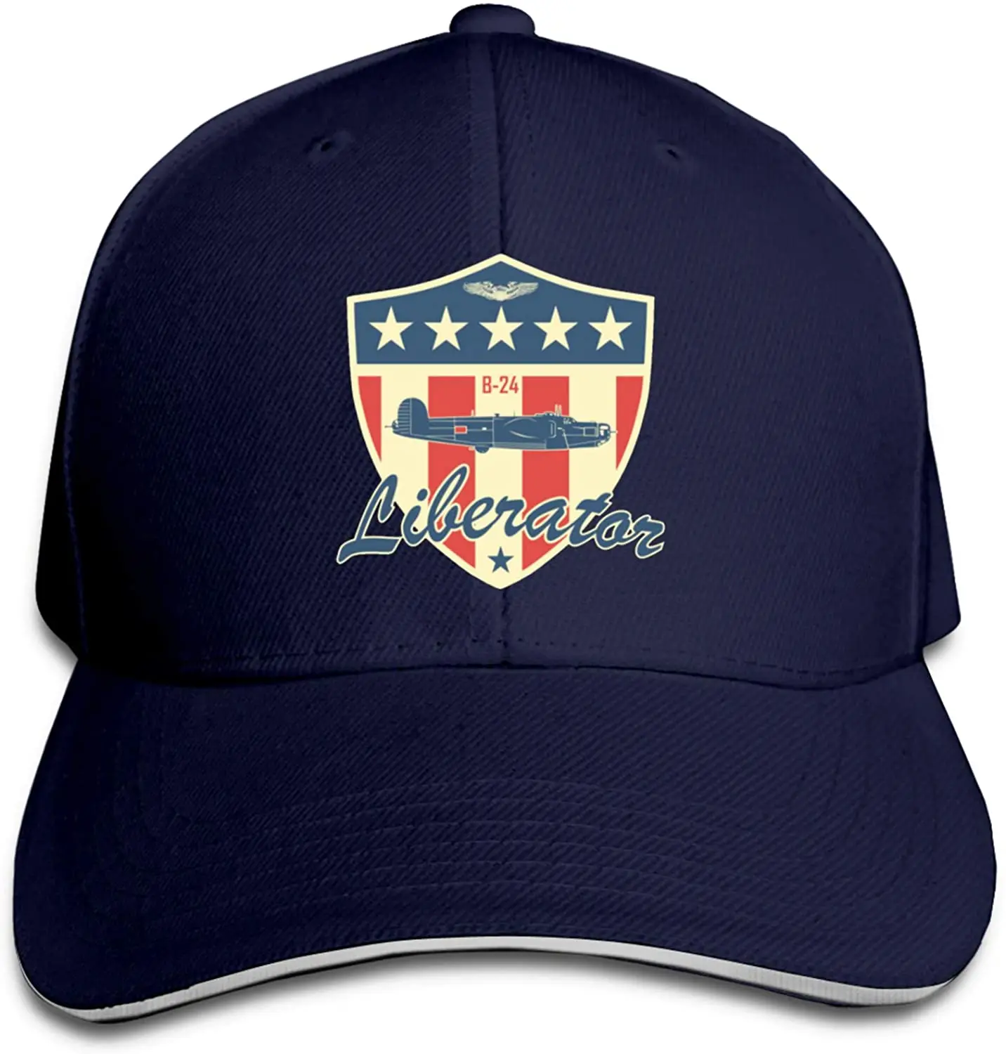 

B-24 Liberator Baseball Caps Sandwich Caps