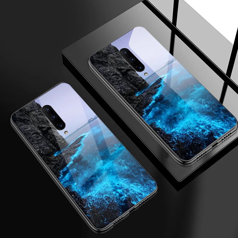 H116 Чехол из закаленного стекла для Samsung Galaxy S8 S9 S10 Plus, чехол для телефона OnePlus 3 3T 5 5T 6 6T 7 7 Pro, ударопрочный жесткий чехол из ТПУ - Цвет: H116