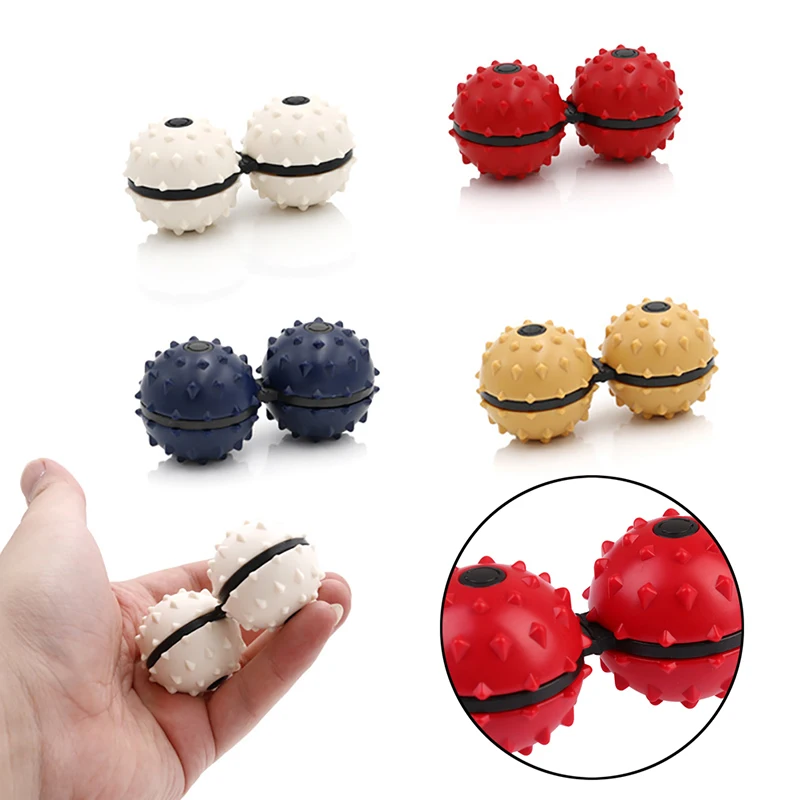 

Massage Decompression Gyro Ball Finger Toys Fidget Spinner Ingertip Rotating Conjoined Gyro Antistress Toy Hand Rotating Ball
