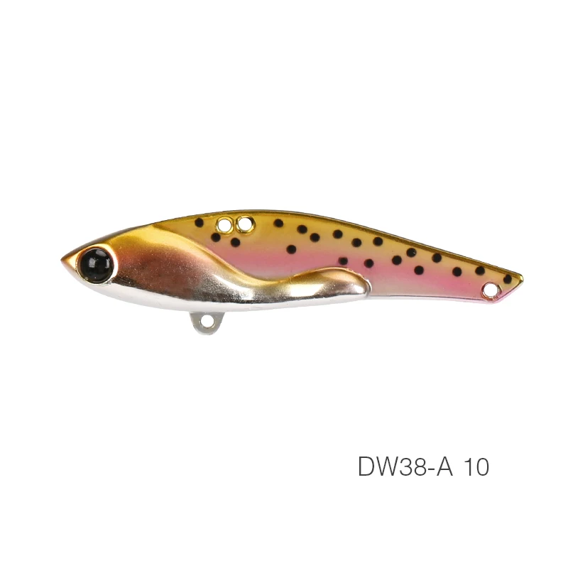 DW38-A-10 TSURINOYA для рыбалки заброса приманки, блесна металлическая DW38-A 70 мм 18 г на дальние расстояния бас наживка Тройной крюк искусственные приманки 13 Цветов - Цвет: DW38-A-10