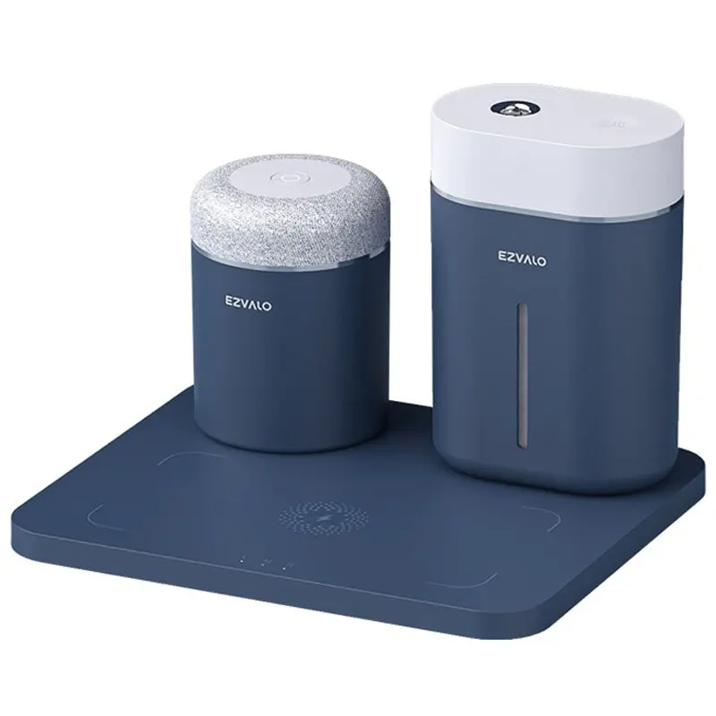

Desktop Wireless Charging bluetooth 5.0 Speaker Humidifier 10W MAX Fast Charge for Office Bedroom Home