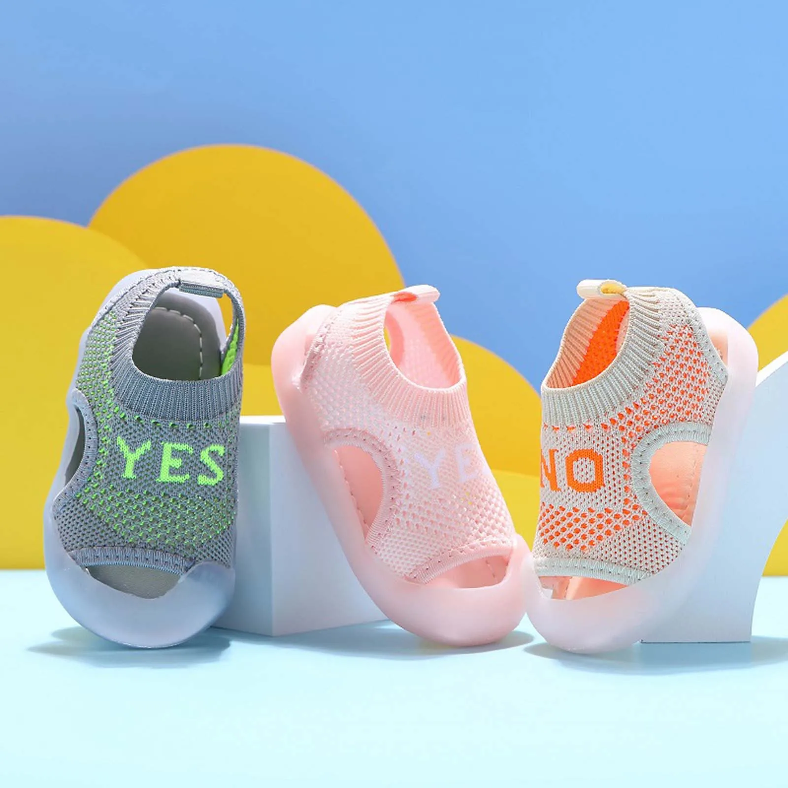 

Новое летнее платье для маленьких обувь для малышей младенцев Дети детские сандали для девочек и мальчиков; Обувь с сеточной подкладкой для...