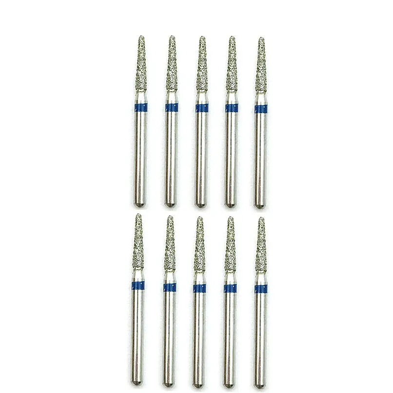 10 шт./кор. высокоскоростные алмазные полировочные боры зубные диаметры полировка
