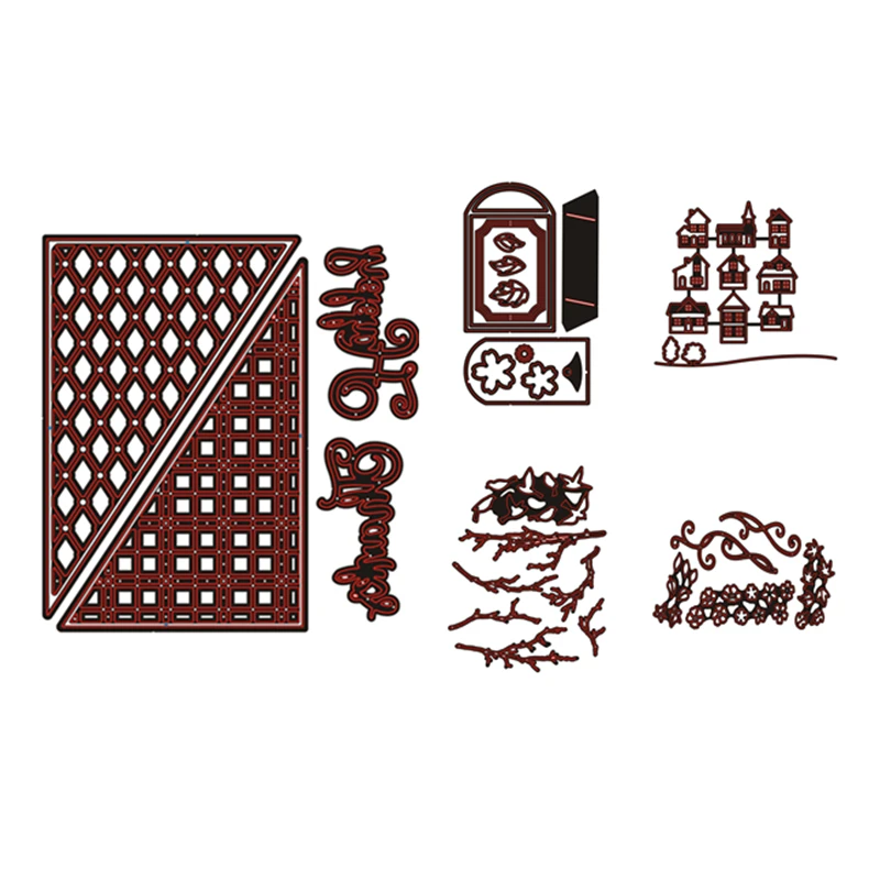 2020 Новый 3D металлический Трафаретный вырубной штамп и Скрапбукинг для Бумага