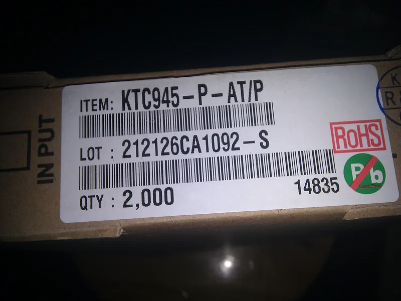 Original New 5pcs / KTC945-P 2SC945 C945 TO-92 | Transistors