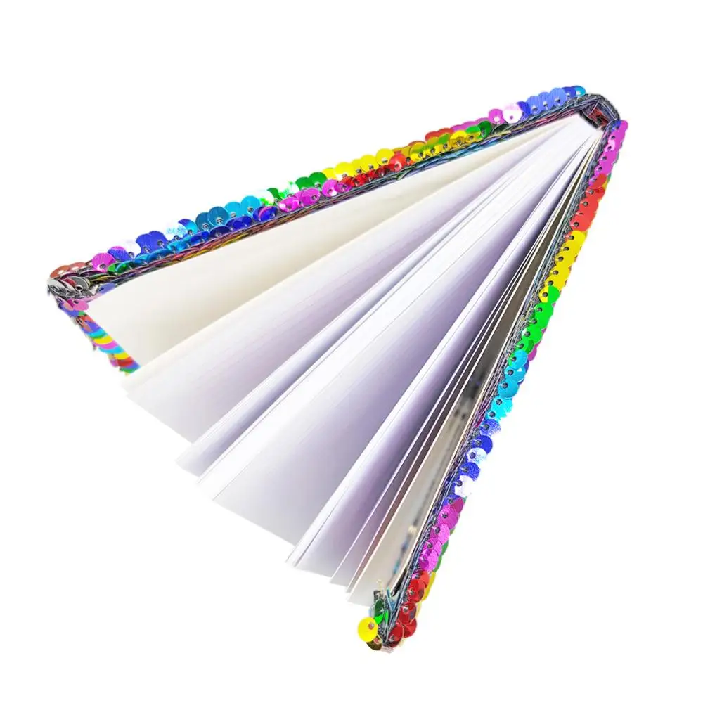 Милый блокнот с блестками для девочек в виде единорога шариковой ручкой