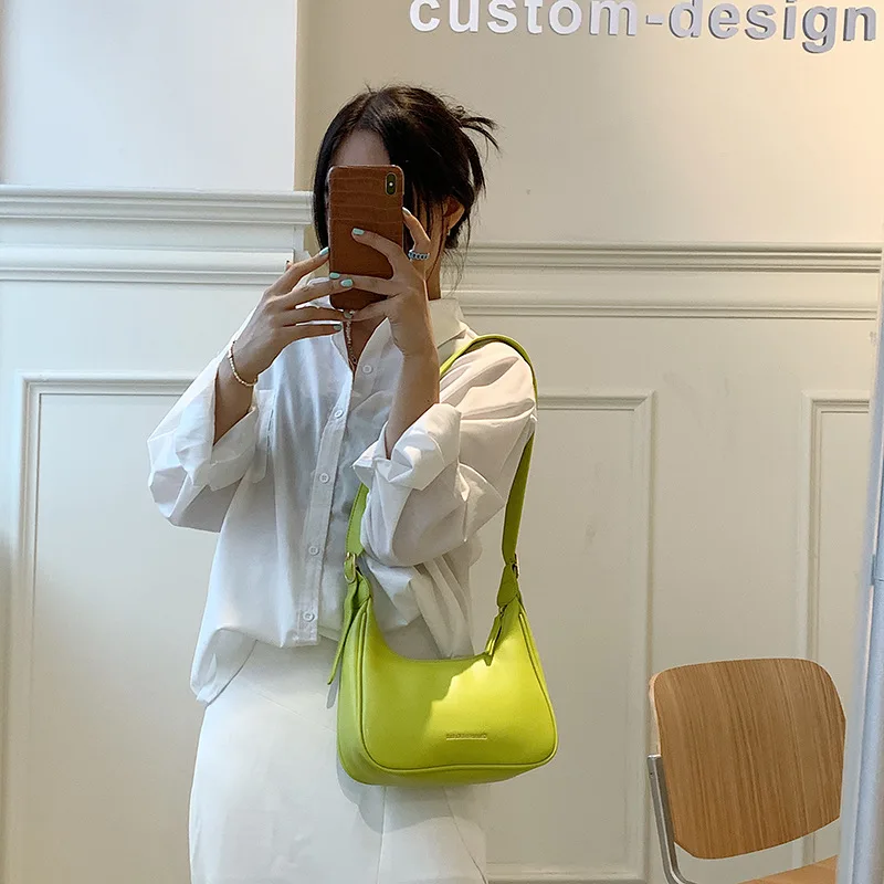 

PU Leather Crossbody Bags for Women 2021 Fashion Small Shoulder Bag Summer Purses and Handbags Luxury Designer