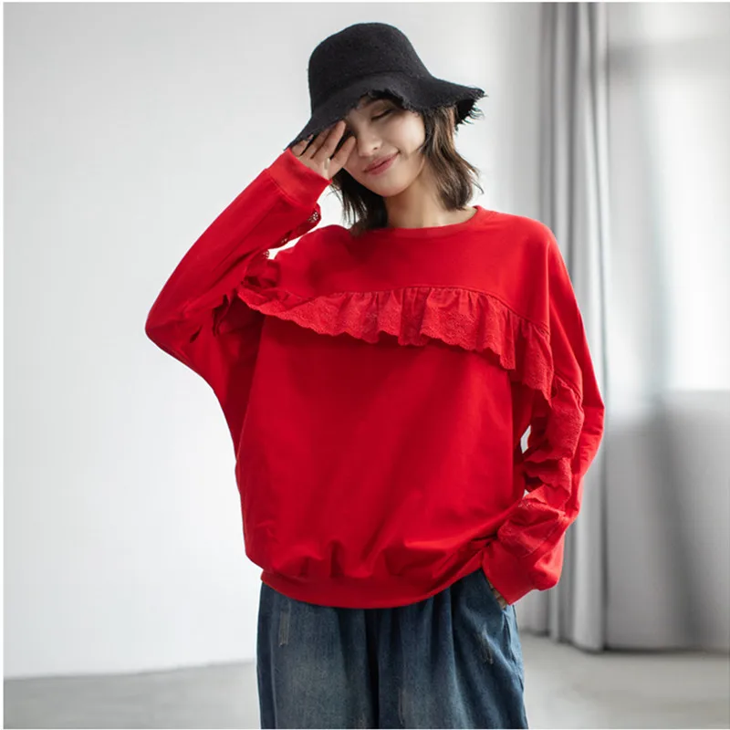 Johnature Повседневное Корейские осенние туфли новой серии со сборками женские