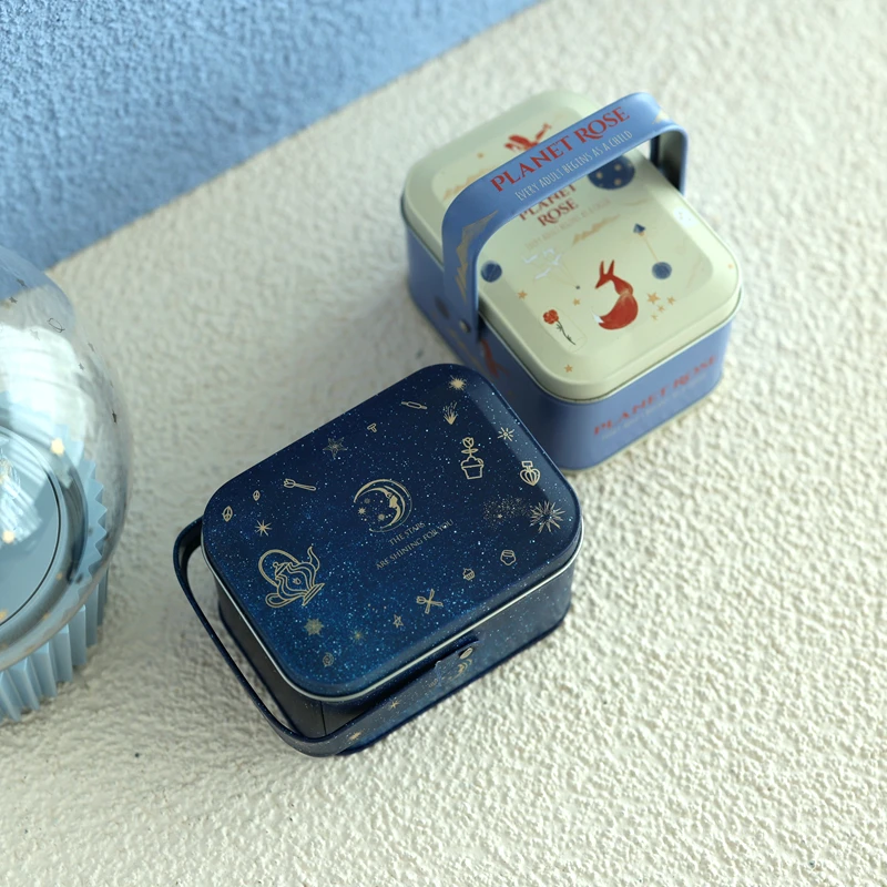 Маленький чемодан с крышками Starry Sky жестяная коробка для печенья и конфет