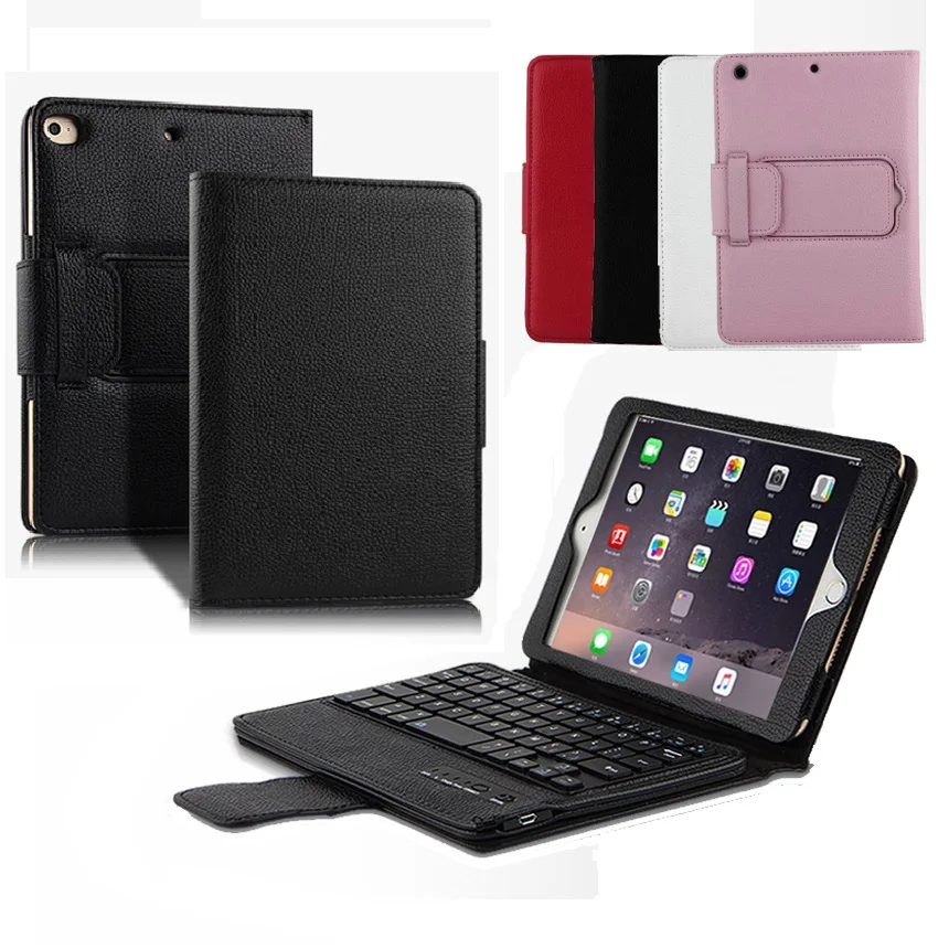 

Чехол для iPad mini1 mini2 mini3, съемный магнитный чехол из искусственной кожи с клавиатурой для iPad mini123, чехол для клавиатуры