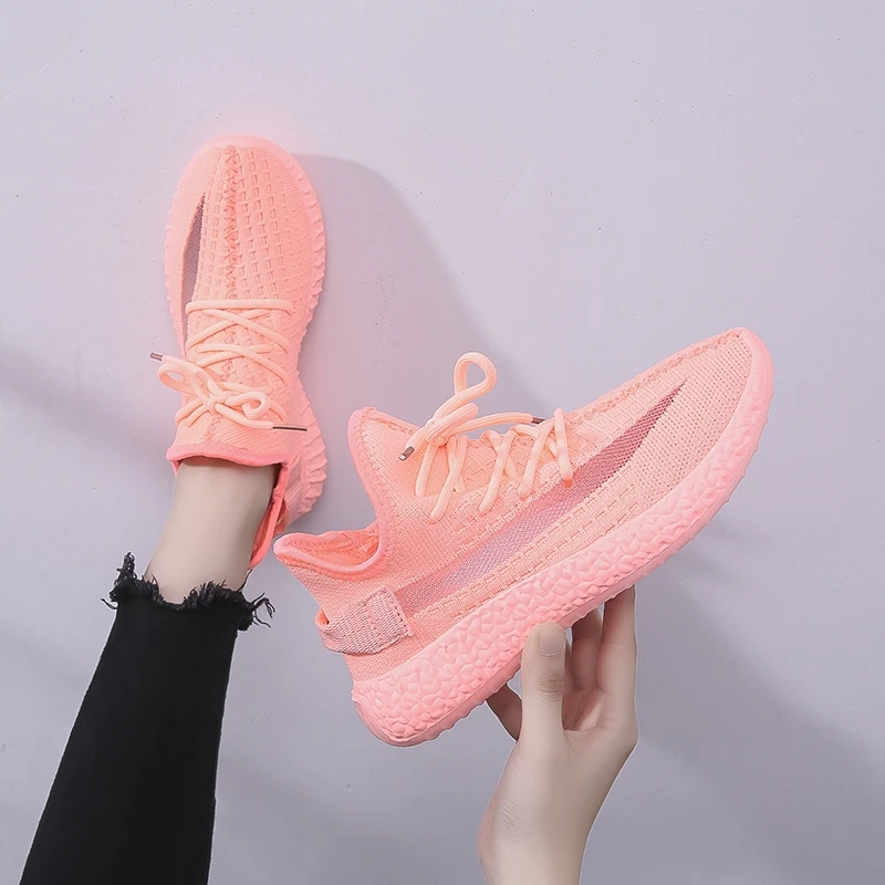 Кроссовки Sapato светильник Повседневная обувь плоская подошва дышащие|Женские