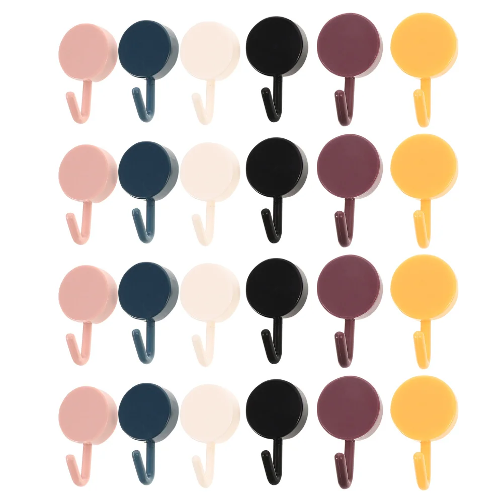 

30Pcs Multipurpose Punch Free Door Hooks Self-Adhesive Bathroom Kitchen Hooks