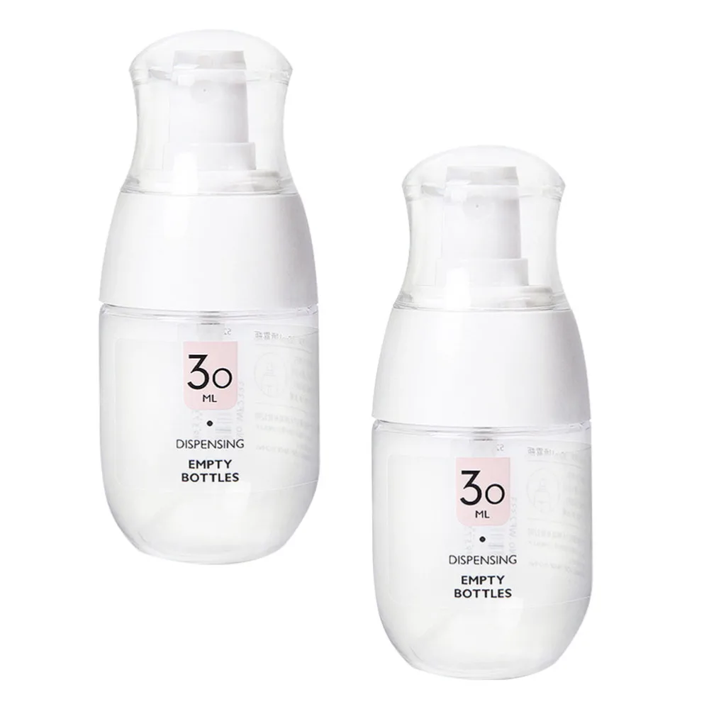 

2Pcs Perfume Bottles Toner Dispensing Bottles Portable Makeup Bottles