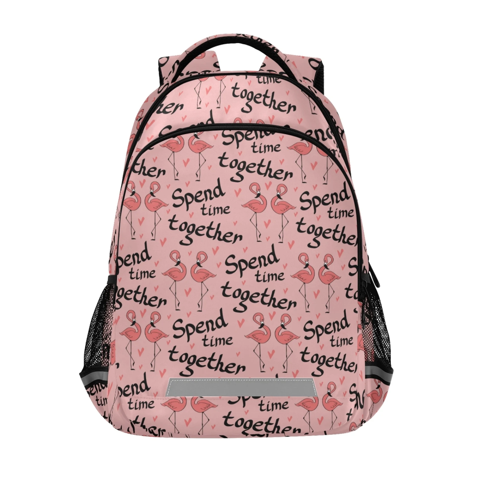 Рюкзак женский школьный с фламинго, Модный милый ранец для девочек-подростков, роскошная сумка для учеников на День святого Валентина