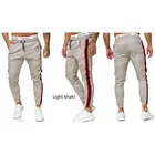 Брюки мужские клетчатые эластичные облегающие до щиколотки, штаны стрейч со средней талией в стиле хип-хоп, брюки до щиколотки, Модные дышащие повседневные