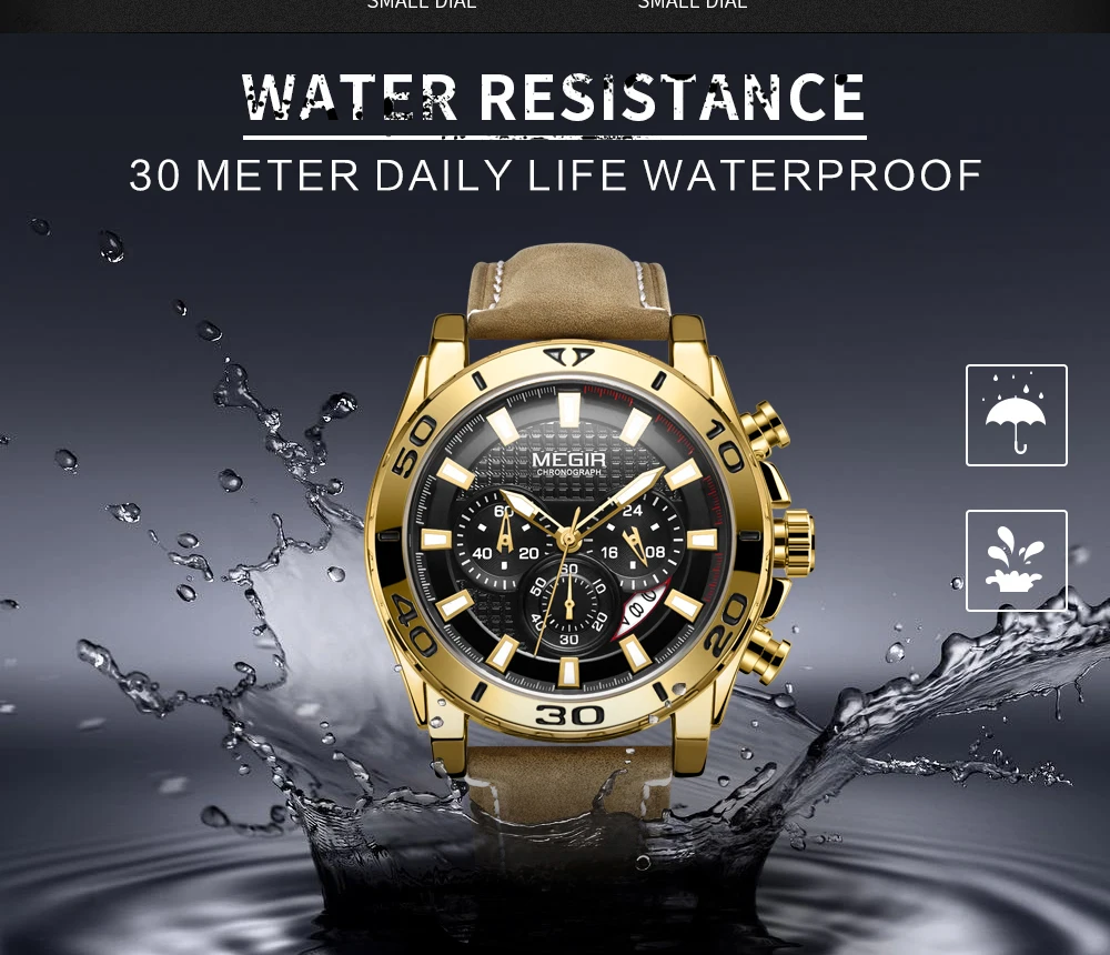 Relojes MEGIR часы мужские модные спортивные кварцевые мужские часы, наручные часы лучший бренд класса люкс водонепроницаемые часы Relogio Masculino