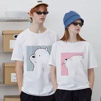 2021 new kawaii polar bear t shirt women vogue harajuku ulzzang t shirt female tshirt summer tops girls graphic couple clothing