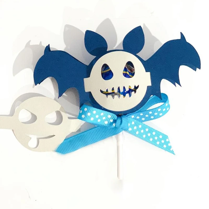 

Halloween Bat Lillipop Holder Metal Cutting Dies for DIY Scrapbooking Album Paper Cards Decorative Crafts Embossing Die Cuts