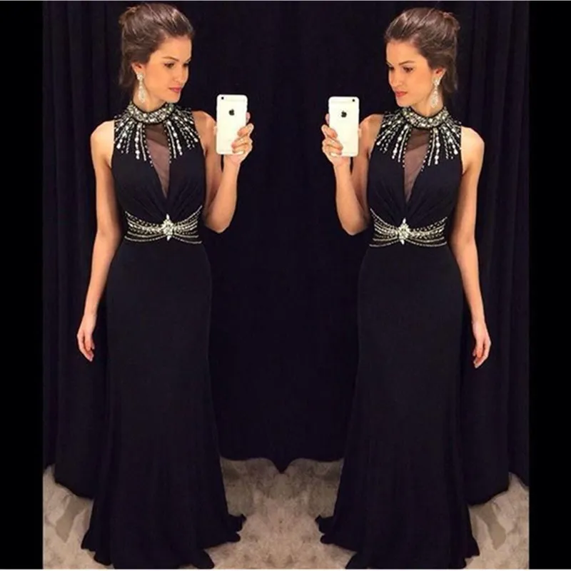 

2020 горячая Распродажа натуральный ковер Бесплатная доставка Роскошные новые модные сексуальные женские платья Формальные Длинные бисером...