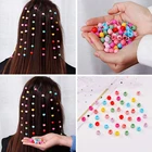 Милые мини заколки для волос для женщин и девушек карамельные цвета пластиковые заколки для волос аксессуары для волос