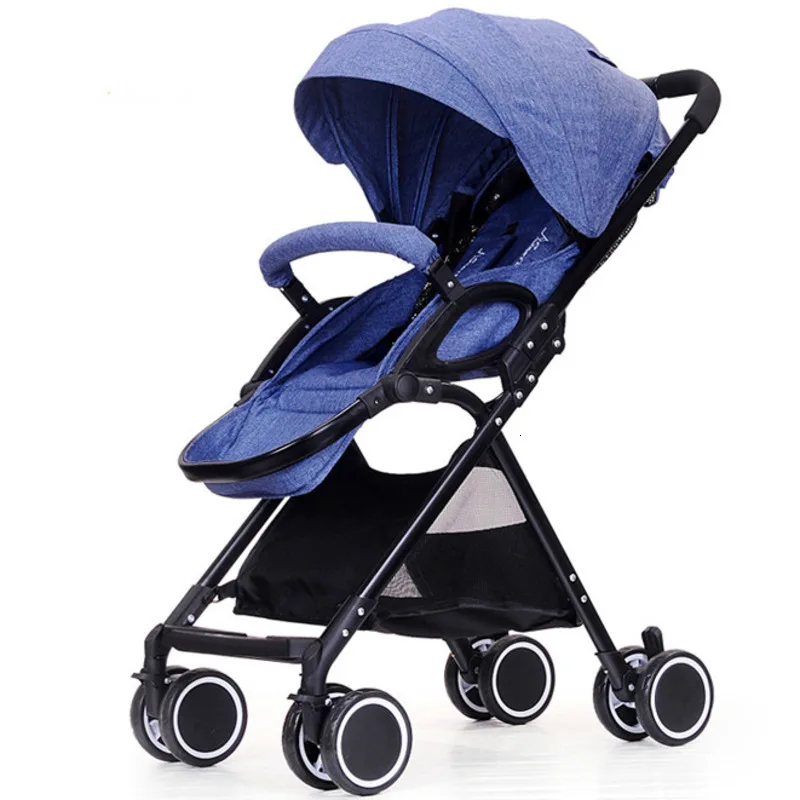 ILcomun детская складная коляска легкая для новорожденных четыре колеса тележка