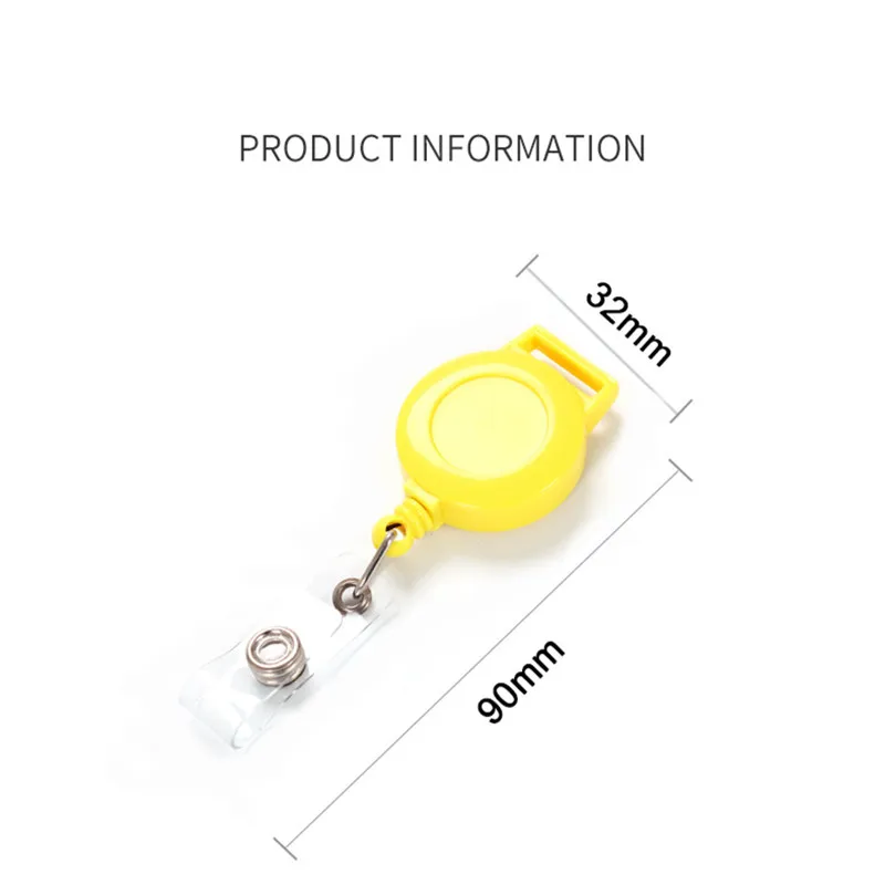 2 шт. катушка зажим для карты значок медсестры выдвижной выставка груди