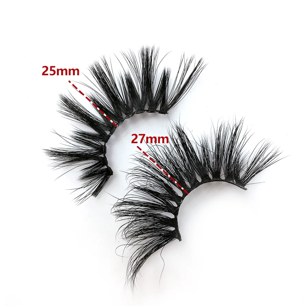 

3D Mink Lashes False Eyelashes 100% Handmade Cotton Stems Fake EyelashesBlack Thick Fake Eyelash Fashion Stage Lashes
