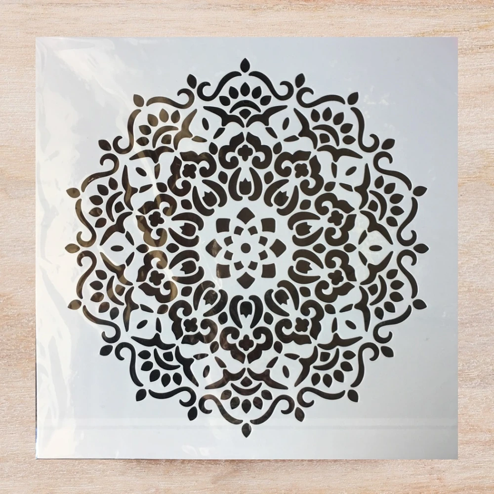 

1Pcs 30*30cm Mandala Round Circle DIY Layering Stencils Painting Scrapbook Coloring Embossing Album Decorative Template