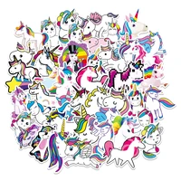 103050pcs cute unicorn waterproof stickers aesthetics skateboard laptop motorcycle phone bike graffiti sticker decal kid toy