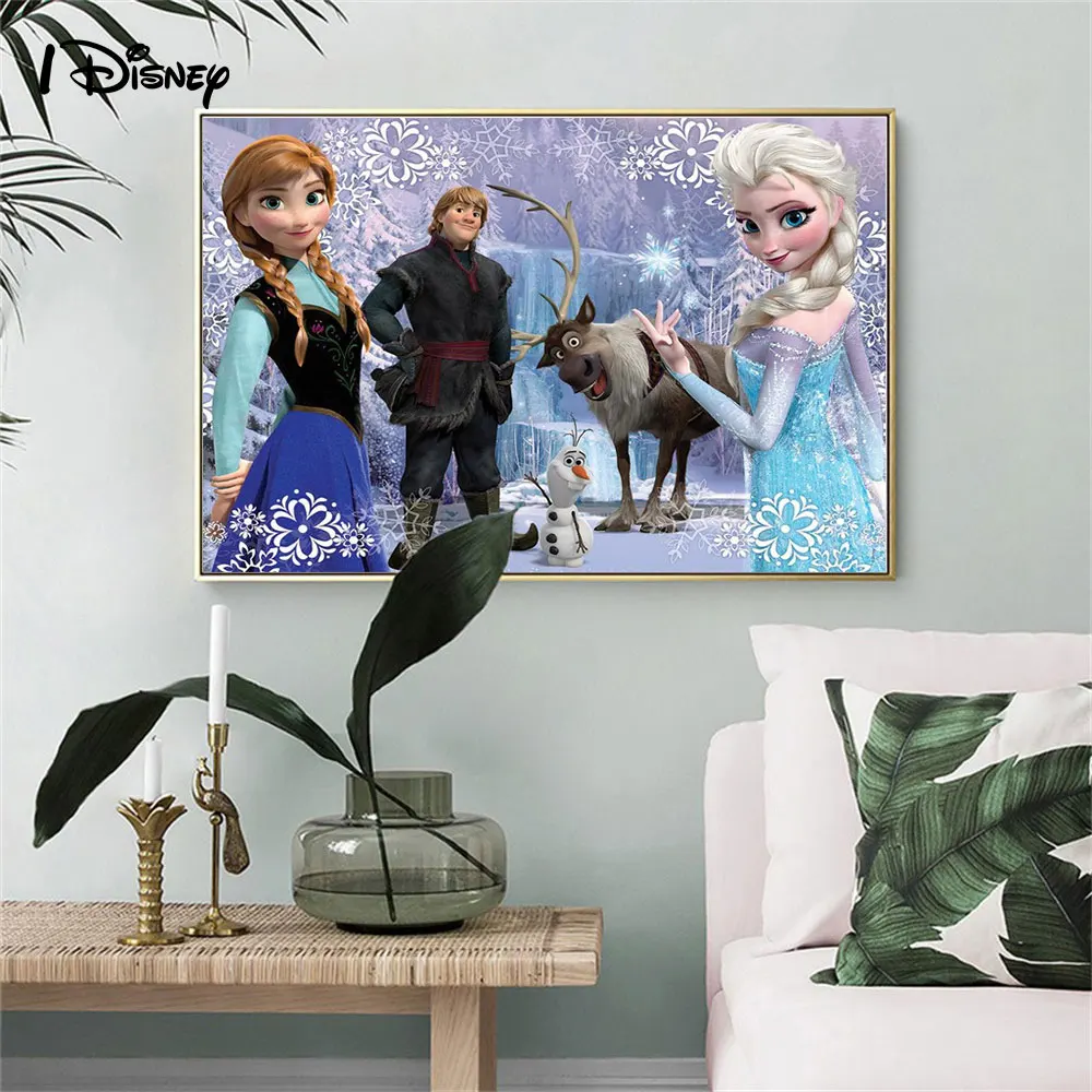 Disney карнавальные костюмы Белоснежки Золушки аниме плакат картина Печать на