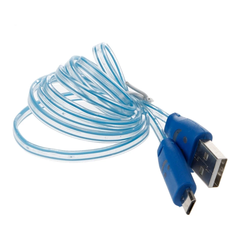 

LED Colorful Light Glow Micro USB Data Sync Charging Cable for android Phone