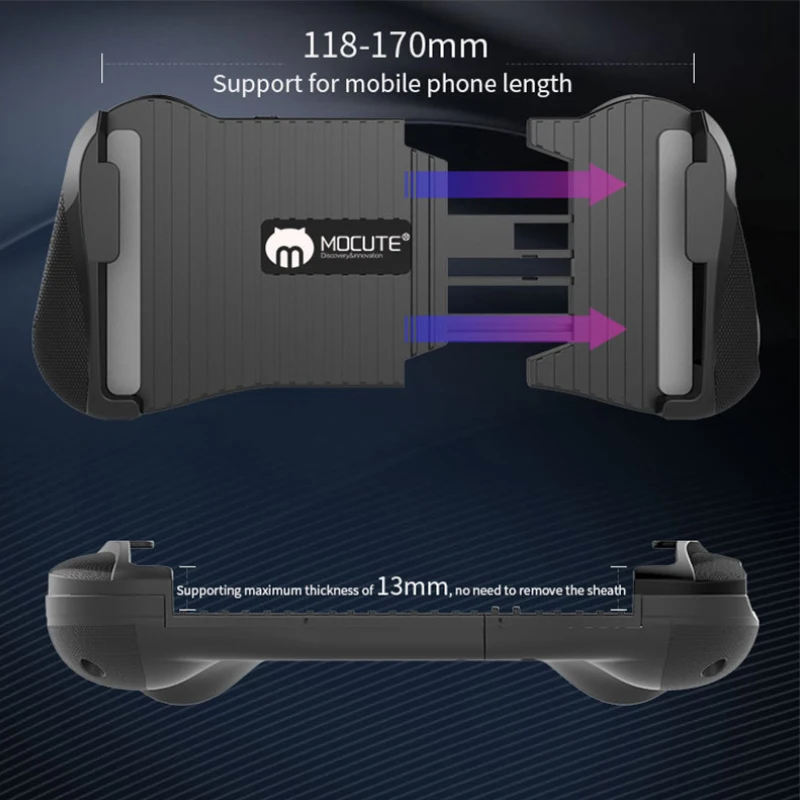 Mocute 057 Pubg геймпад беспроводной Bluetooth Джойстик триггер игровой коврик для iphone XS 6 7 8 для Android Samart телефон