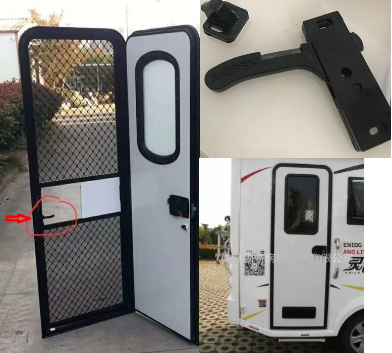 Защелка для входной двери CAPQX трейлера на Автофургоне дверная ручка с заглушкой