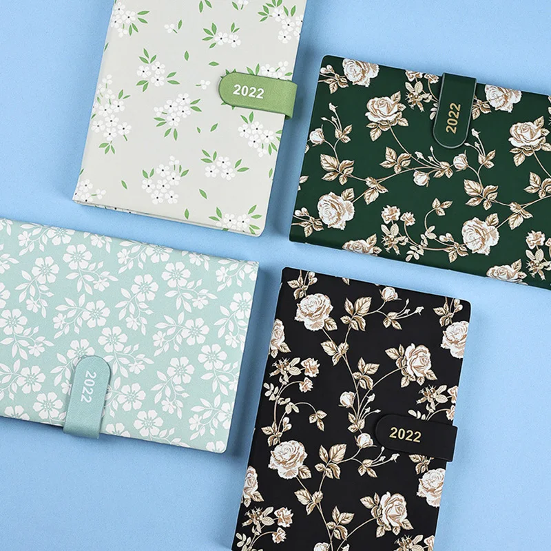 Планировщик 2022 повестки дня канцелярский блокнот Органайзер А5 пуля цветочный