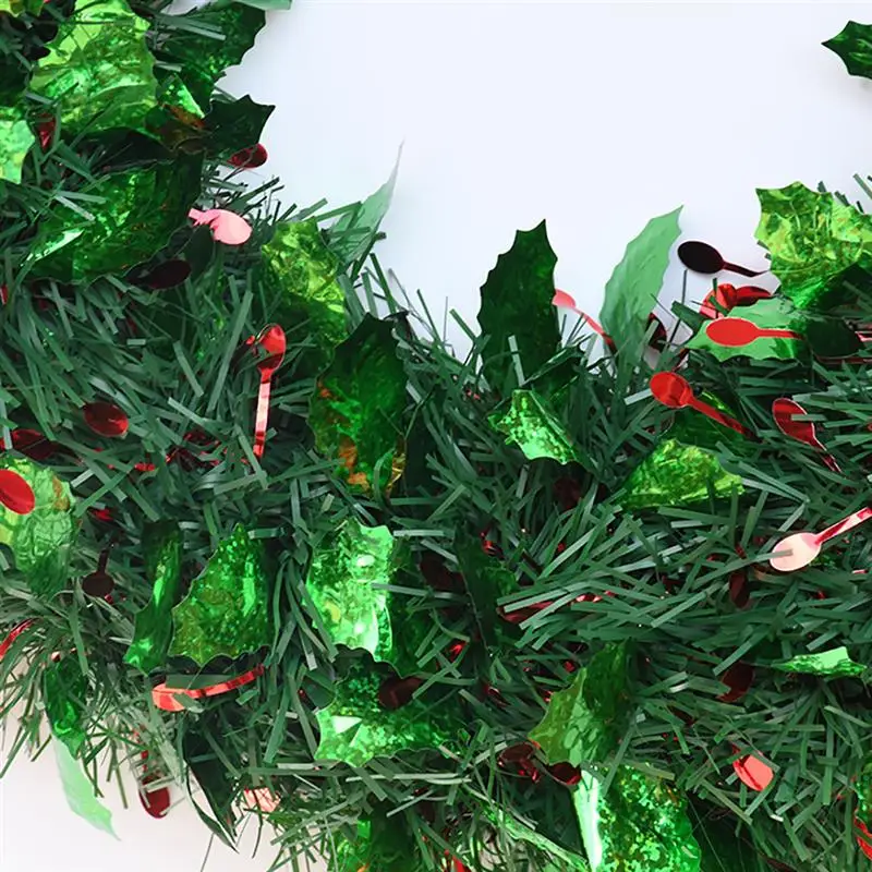 15.75in модный Рождественский венок искусственные декоративные двери висячие венки