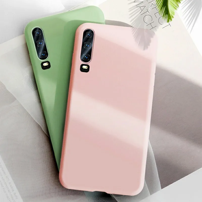 Мягкий чехол из силикагеля для Huawei mate 9 10 20 30 Pro 20X Жидкая силиконовая резина чехлы