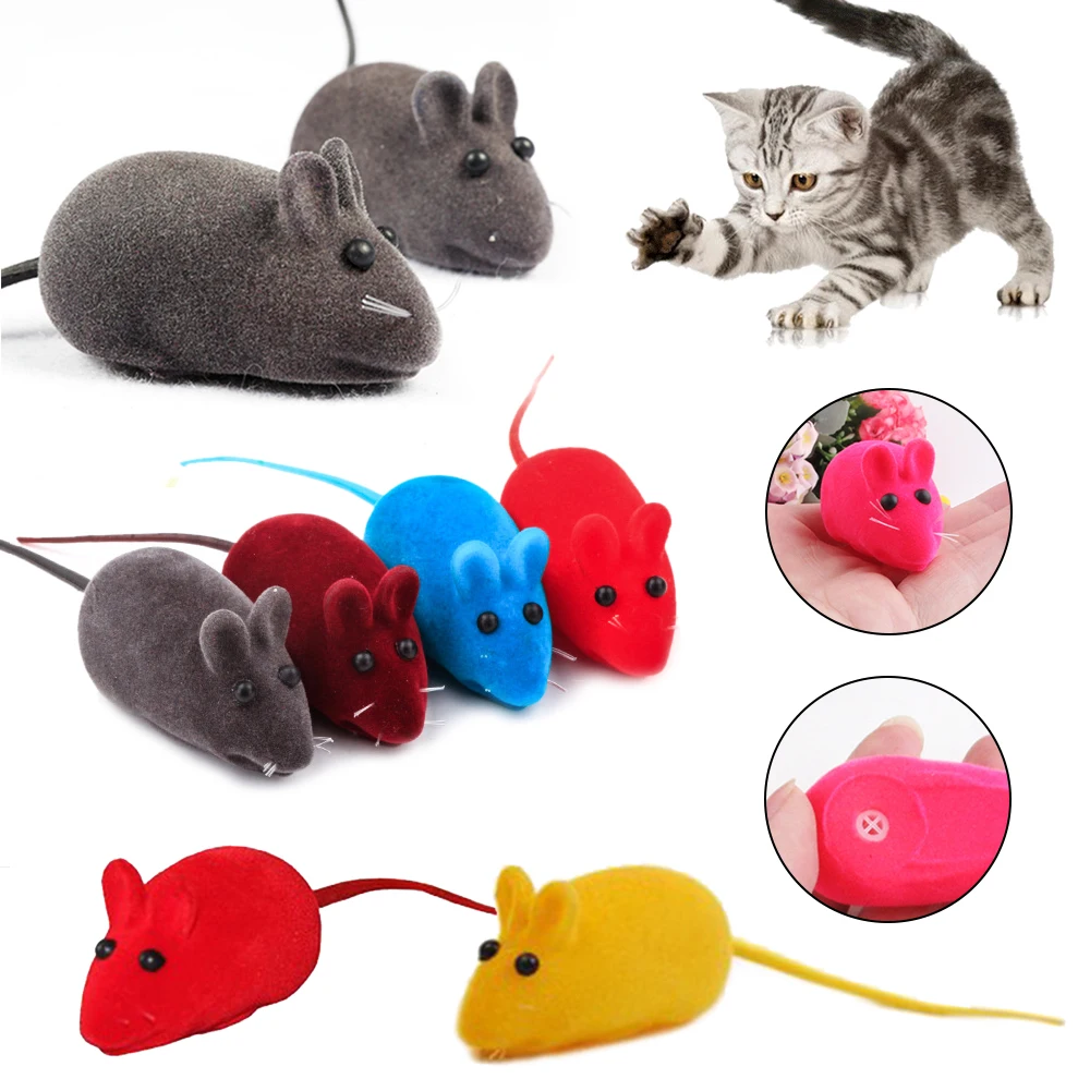 PAPASGIX Горячая продажа красочная маленькая мышка игрушка вокальный питомец