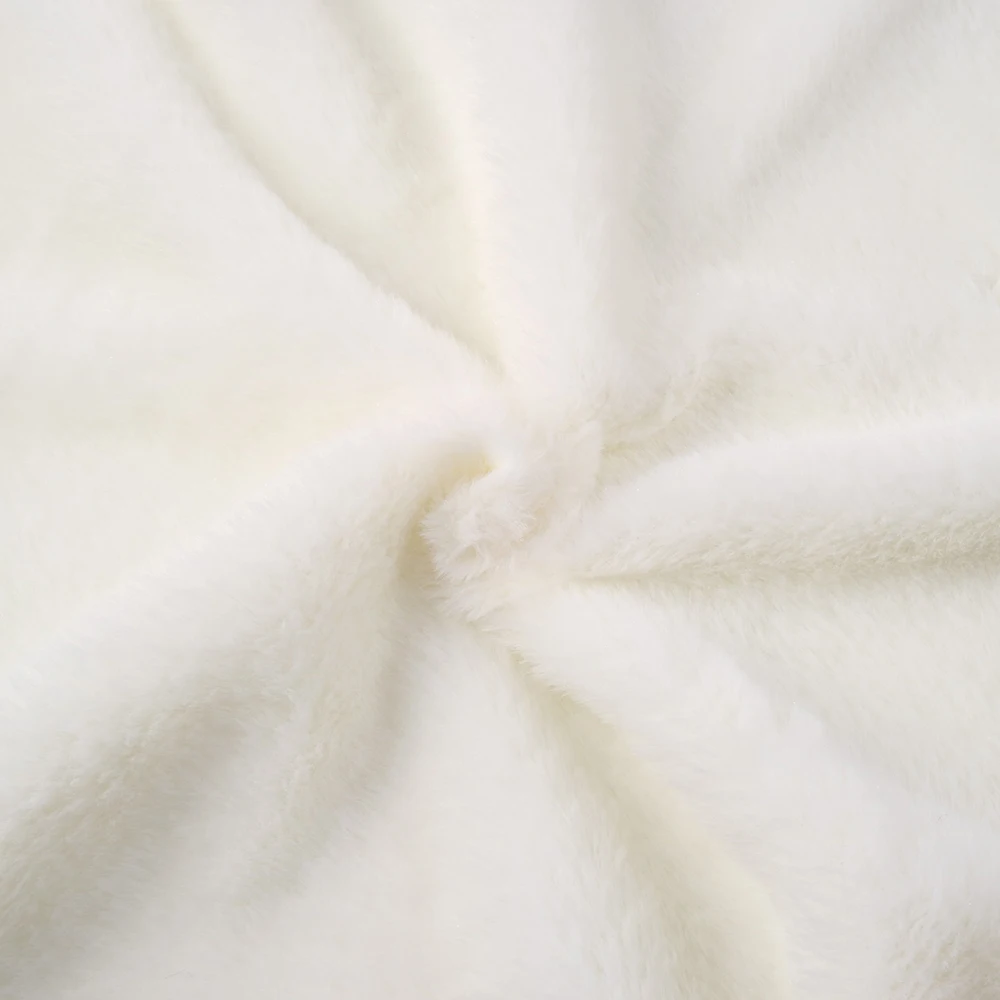 Ткань из искусственного кроличьего меха супер мягкая плюшевая ткань 100%