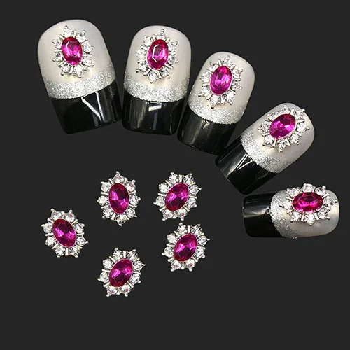 Стразы из сплава с кристаллами для женщин и девочек наклейки дизайна ногтей