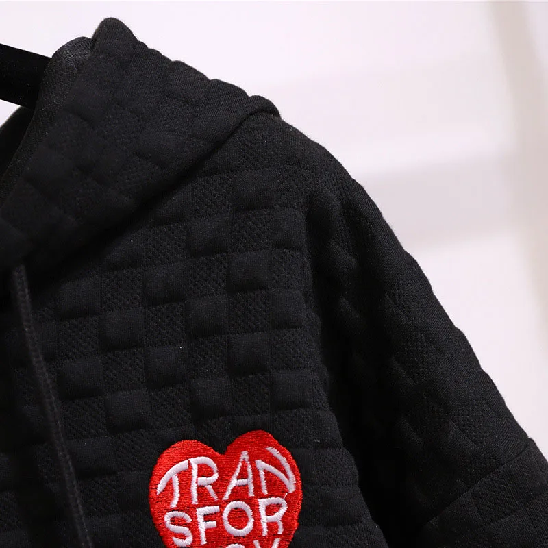 Свитшот женский демисезонный на молнии с капюшоном 150 кг