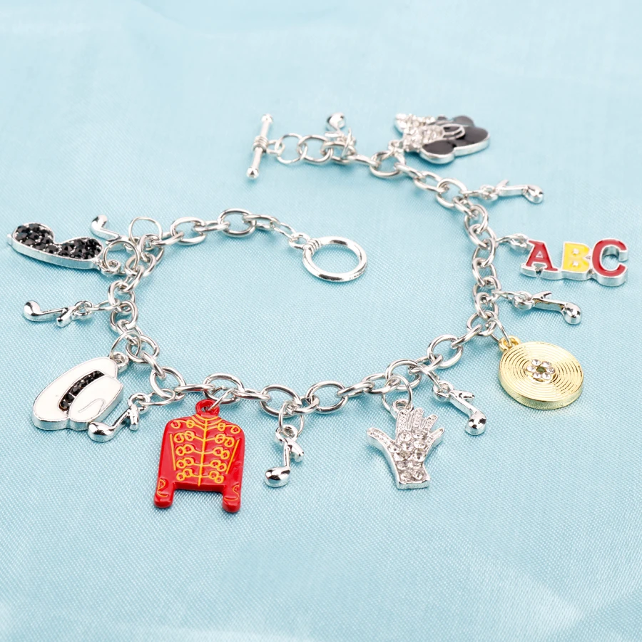 Браслет с символом бесконечности браслет музыкой Майкла Джексона для женщин и