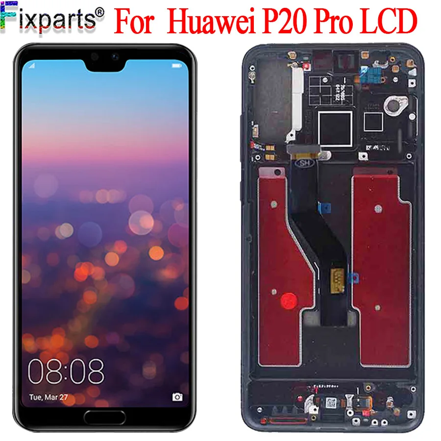 ЖК дисплей для Huawei P20 Pro 1080*2240 сенсорный экран с цифровым преобразователем в сборе