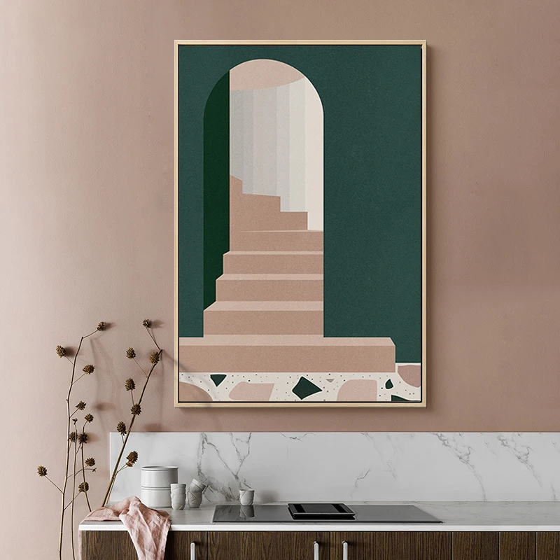 

Modern sitting room decoration canvas painting dining room hanging art wall painting wall painting simple abstract painting