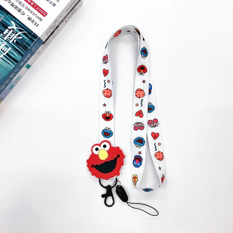 7 Милый мультяшный брелок ремешки на шею для ключей ID Card Pass Gym USB Phone lanyard DIY - Цвет: 7
