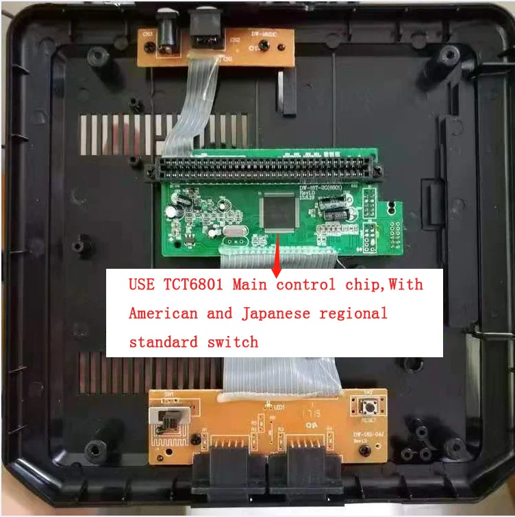 16-битная игровая консоль SEGA MD2 с переключателем режимов для США и Японии