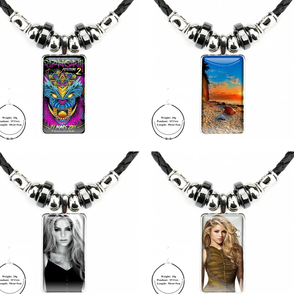 Колье с длинной подвеской в виде кольца кабошоном из гематита - купить по